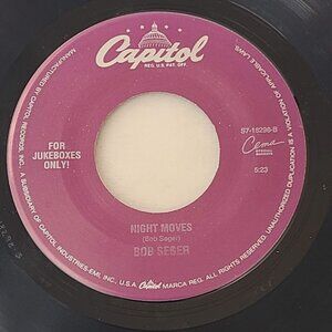 Bob Seger – C'est La Vie / Night Moves 45 RPM 7" Vinyl 1994 Capitol S7-18298